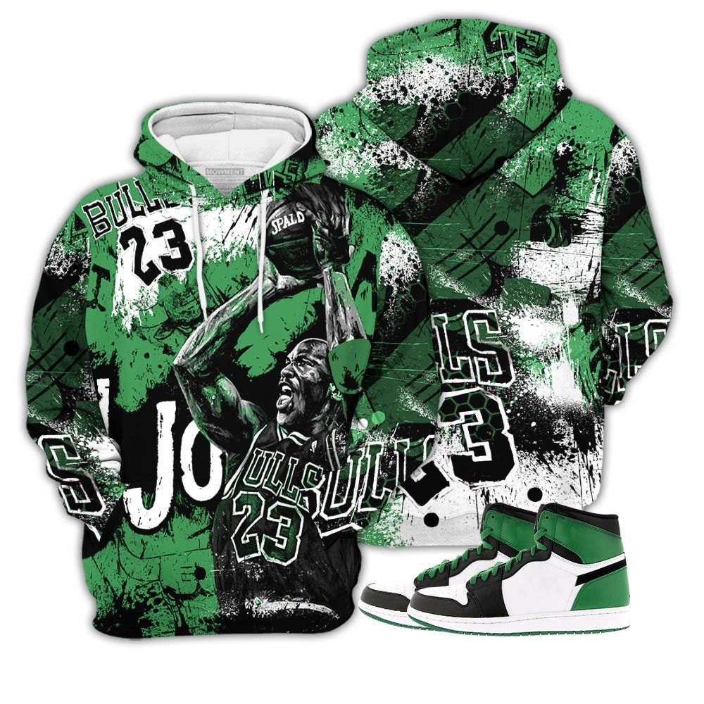 Design Number 23 Air Got Em 90S Sneaker Shirt Match Lucky Green 1S, Jordan 1 Lucky Green Hoodie Sweatshirt Tee All Over Print MKO Shirt Design Number 23 Air Got Em 90S Sneaker Shirt Match Lucky Green 1S, Jordan 1 Lucky Green Hoodie Sweatshirt Tee All Over Print MKO Shirt