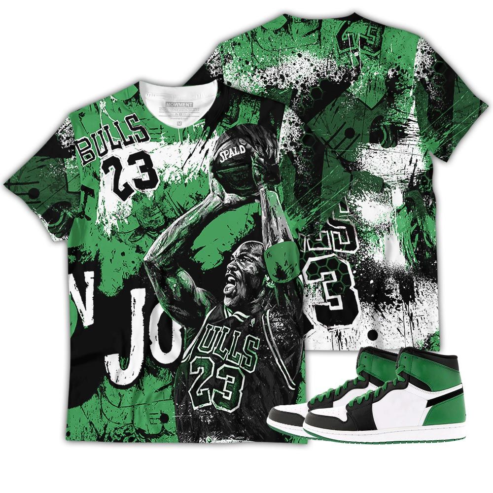 Design Number 23 Air Got Em 90S Sneaker Shirt Match Lucky Green 1S, Jordan 1 Lucky Green Hoodie Sweatshirt Tee All Over Print MKO Shirt Design Number 23 Air Got Em 90S Sneaker Shirt Match Lucky Green 1S, Jordan 1 Lucky Green Hoodie Sweatshirt Tee All Over Print MKO Shirt