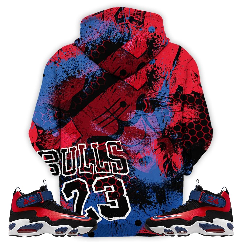 Design Number 23 Air Got Em 90S Sneaker Shirt Match Max 1 Navy Red Black, Air Griffey Max 1 Black Red Navy Blue Hoodie Sweatshirt Tee All Over Print MKO Shirt