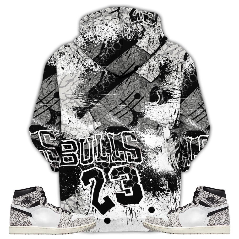 Design Number 23 Air Got Em 90S Sneaker Shirt Match Og Elephant 1S, Jordan 1 White Cement Hoodie Sweatshirt Tee All Over Print MKO Shirt