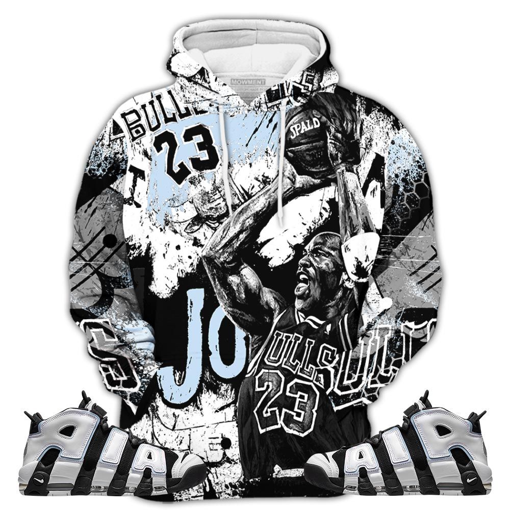 Design Number 23 Air Got Em 90S Sneaker Shirt Match Uptempo Cobalt Bliss, Air More Uptempo Cobalt Bliss Hoodie Sweatshirt Tee All Over Print MKO Shirt