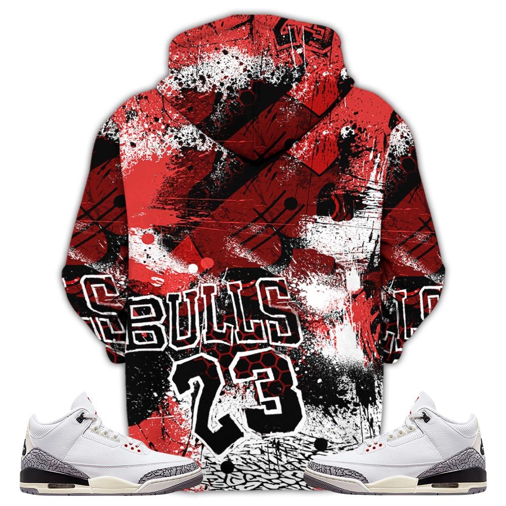 Design Number 23 Air Got Em 90S Sneaker Shirt Match White Cement 3S, Jordan Retro 3 White Cement Hoodie Sweatshirt Tee All Over Print MKO Shirt
