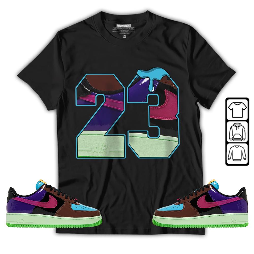 Design Number 23 Drip Shoes Sneaker Shirt Match AF 1 Low SP Pink Prime, Air Force 1 Undefeated Pink Prime MKO T-Shirt Design Number 23 Drip Shoes Sneaker Shirt Match AF 1 Low SP Pink Prime, Air Force 1 Undefeated Pink Prime MKO T-Shirt