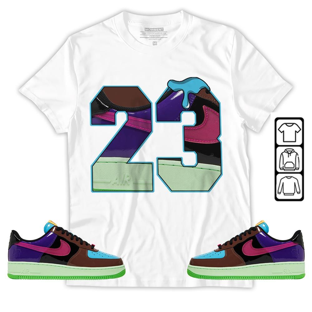 Design Number 23 Drip Shoes Sneaker Shirt Match AF 1 Low SP Pink Prime, Air Force 1 Undefeated Pink Prime MKO T-Shirt Design Number 23 Drip Shoes Sneaker Shirt Match AF 1 Low SP Pink Prime, Air Force 1 Undefeated Pink Prime MKO T-Shirt
