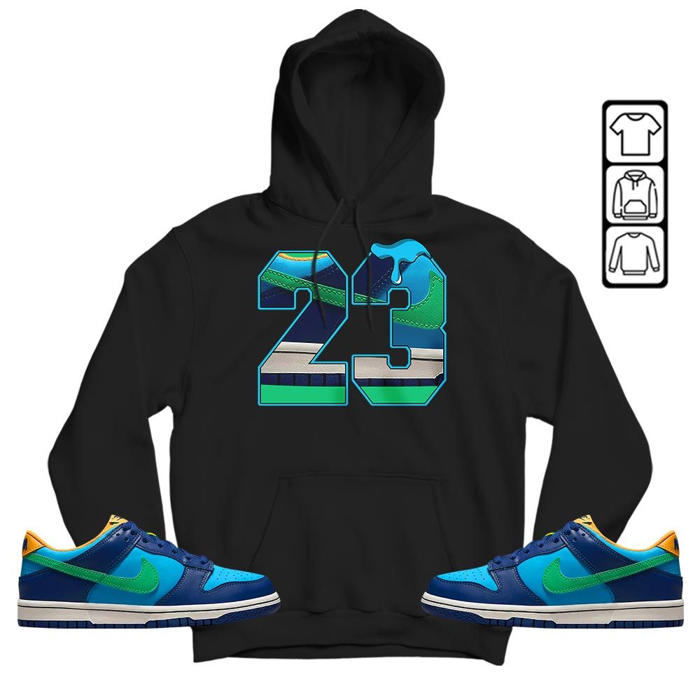 Design Number 23 Drip Shoes Sneaker Shirt Match Dunk Low GS Kyrie, Dunk Low GS Electric Algae MKO T-Shirt Design Number 23 Drip Shoes Sneaker Shirt Match Dunk Low GS Kyrie, Dunk Low GS Electric Algae MKO T-Shirt