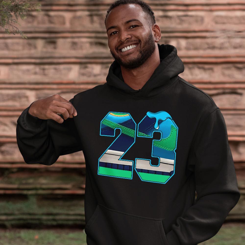 Design Number 23 Drip Shoes Sneaker Shirt Match Dunk Low GS Kyrie, Dunk Low GS Electric Algae MKO T-Shirt Design Number 23 Drip Shoes Sneaker Shirt Match Dunk Low GS Kyrie, Dunk Low GS Electric Algae MKO T-Shirt