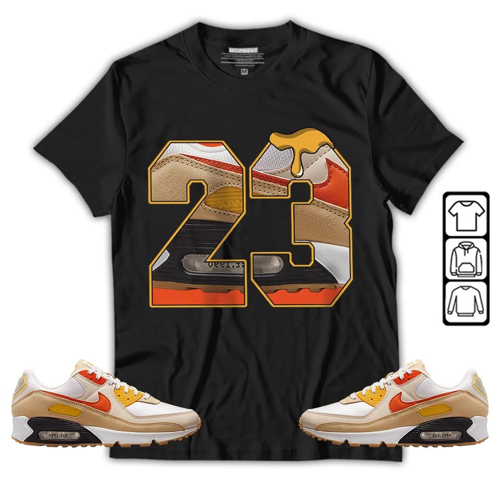 Design Number 23 Drip Shoes Sneaker Shirt Match Max 90 Barometer, Air Max 90 Air Pressure MKO T-Shirt