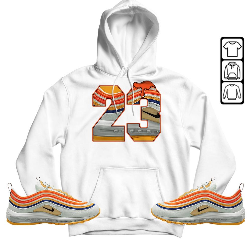Design Number 23 Drip Shoes Sneaker Shirt Match Max 97 Frank Rudy, Air Max 97 SE Air Pressure MKO T-Shirt