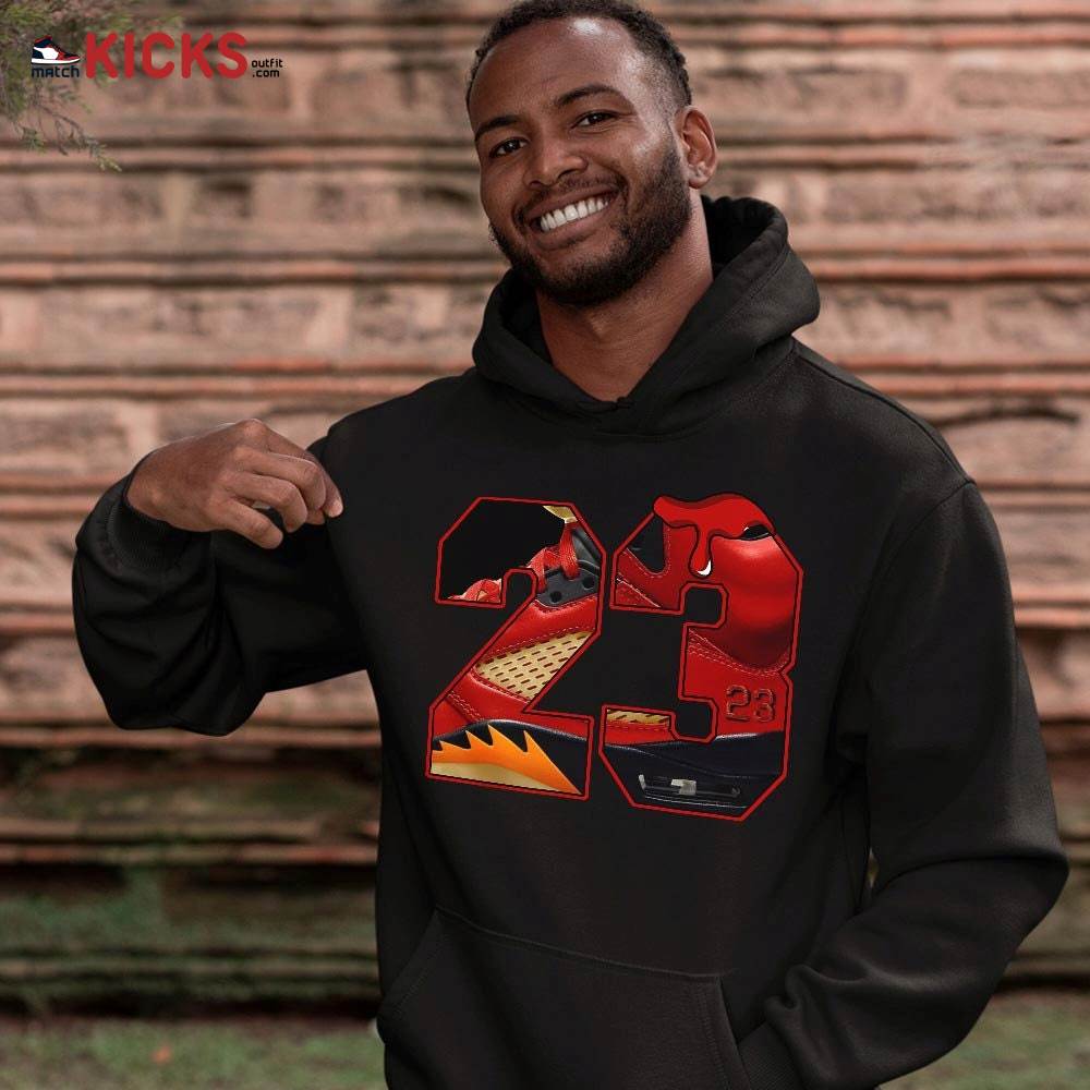 Design Number 23 Sneaker Shirt Match 5 Dunk On Mars, Jordan 5 Mars For Her MKO T-Shirt Design Number 23 Sneaker Shirt Match 5 Dunk On Mars, Jordan 5 Mars For Her MKO T-Shirt