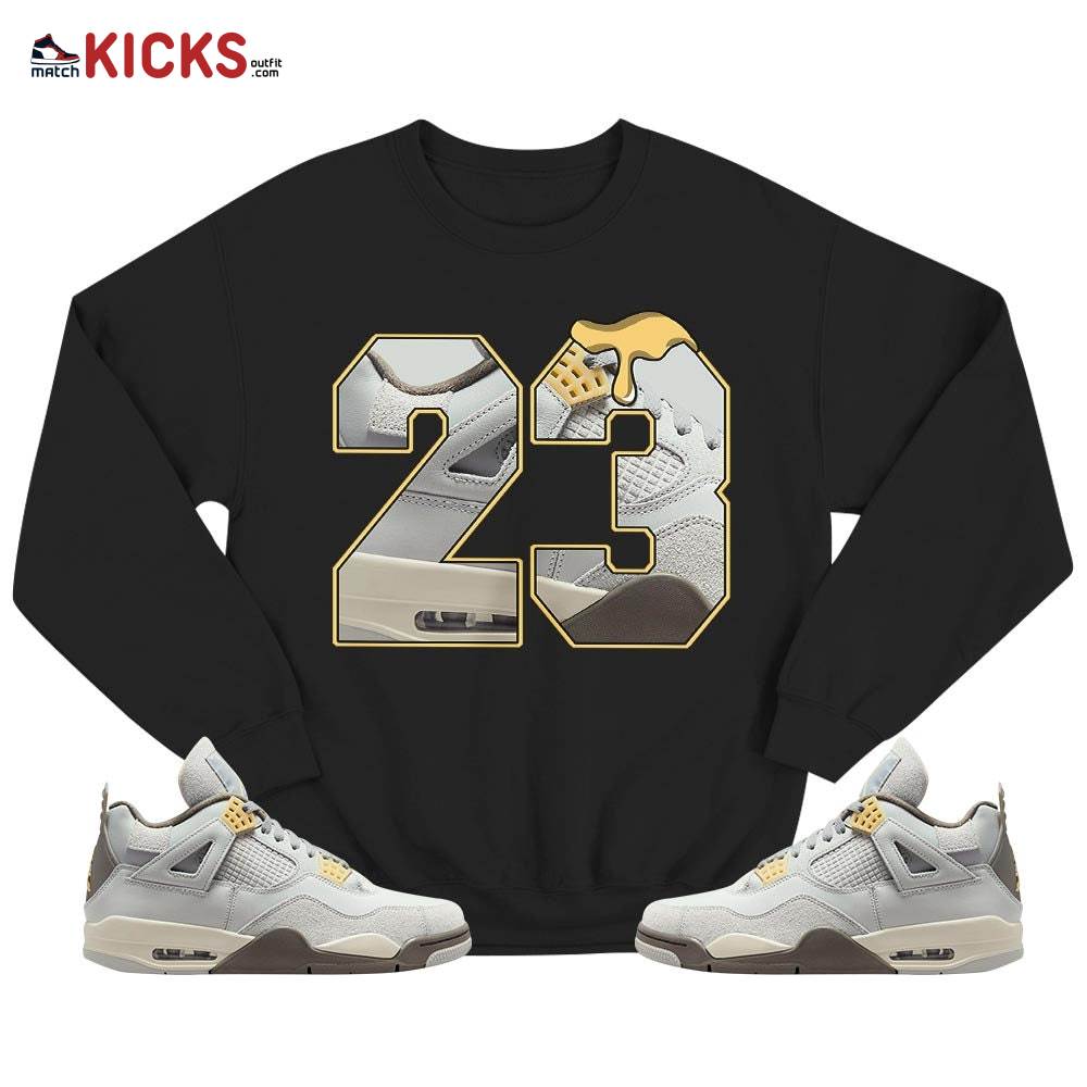 Design Number 23 Sneaker Shirt Match Retro Craft 4s, Jordan 4 Craft Photon Dust MKO T-Shirt Design Number 23 Sneaker Shirt Match Retro Craft 4s, Jordan 4 Craft Photon Dust MKO T-Shirt
