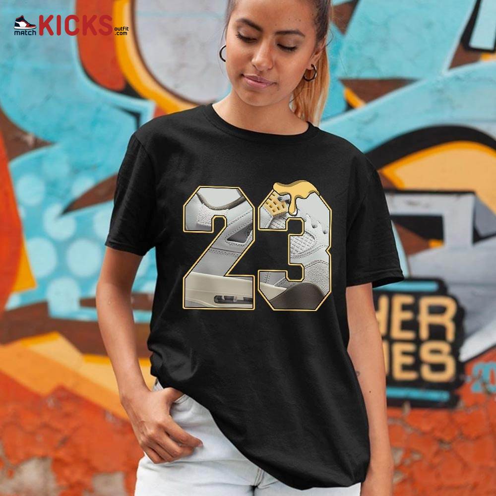Design Number 23 Sneaker Shirt Match Retro Craft 4s, Jordan 4 Craft Photon Dust MKO T-Shirt Design Number 23 Sneaker Shirt Match Retro Craft 4s, Jordan 4 Craft Photon Dust MKO T-Shirt