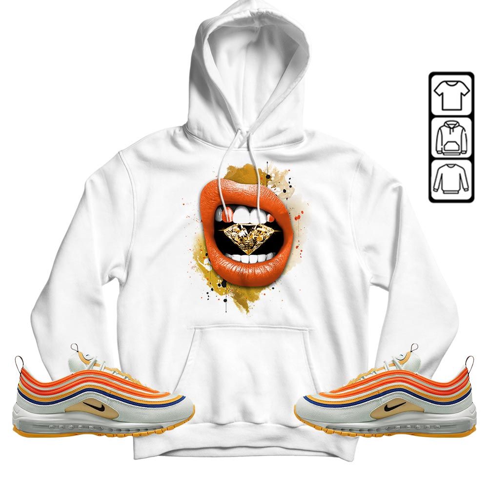Diamond Lips Sneaker Shirt Match Max 97 Frank Rudy, Air Max 97 SE Air Pressure MKO T-Shirt