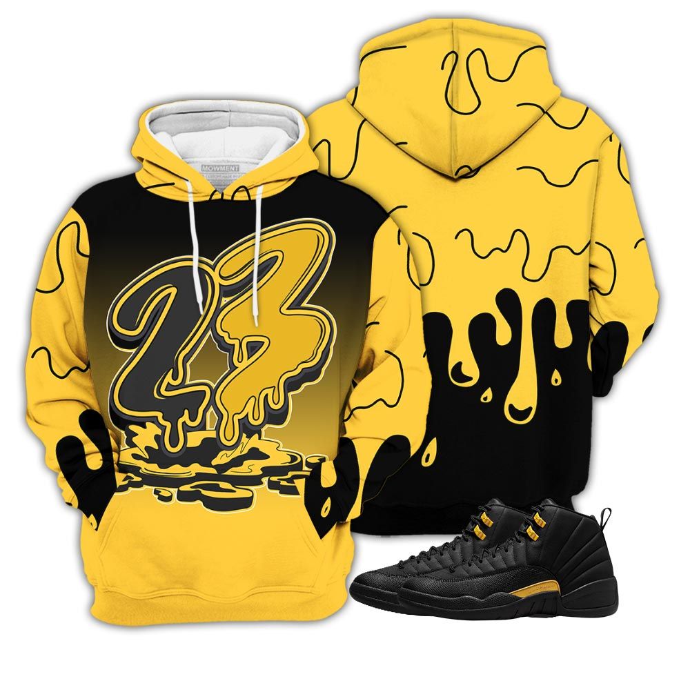 Dope 23 Drip Sneaker Shirt Match Black Taxi 12S, Jordan 12 Retro Black Taxi Hoodie Sweatshirt Tee All Over Print MKO Shirt Dope 23 Drip Sneaker Shirt Match Black Taxi 12S, Jordan 12 Retro Black Taxi Hoodie Sweatshirt Tee All Over Print MKO Shirt
