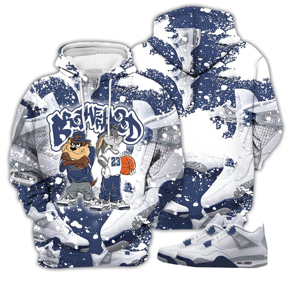 Dope Brotherhood Bunny Tazmanian Sneaker Shirt Match Midnight Navy 4S, Jordan 4 Retro Midnight Navy Hoodie Sweatshirt Tee All Over Print MKO Shirt Dope Brotherhood Bunny Tazmanian Sneaker Shirt Match Midnight Navy 4S, Jordan 4 Retro Midnight Navy Hoodie Sweatshirt Tee All Over Print MKO Shirt