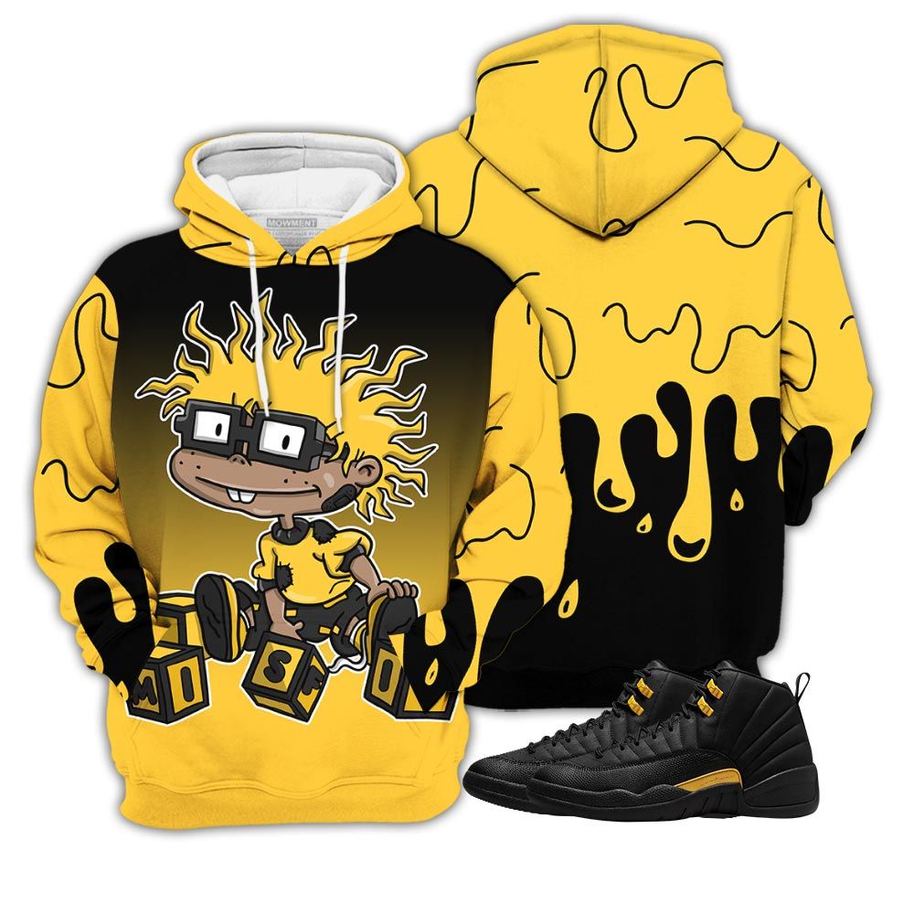 Dope Chuckie Rugrats Misfit Sneaker Shirt Match Black Taxi 12S, Jordan 12 Retro Black Taxi Hoodie Sweatshirt Tee All Over Print MKO Shirt Dope Chuckie Rugrats Misfit Sneaker Shirt Match Black Taxi 12S, Jordan 12 Retro Black Taxi Hoodie Sweatshirt Tee All Over Print MKO Shirt