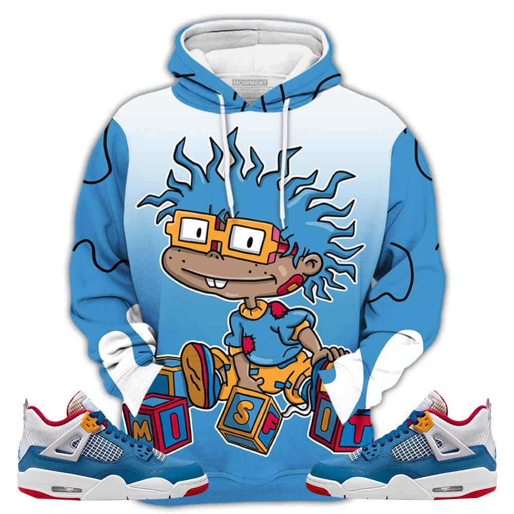 Dope Chuckie Rugrats Misfit Sneaker Shirt Match Retro Messy Room 4S, Jordan 4 Gs Messy Room Hoodie Sweatshirt Tee All Over Print MKO Shirt