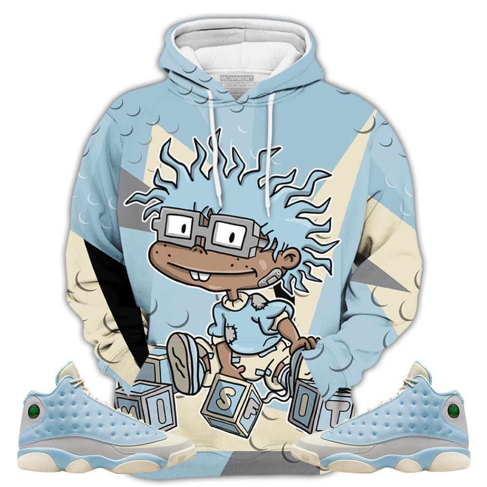 Dope Chuckie Rugrats Misfit Sneaker Shirt Match Solefly 13S, Jordan 13 Retro Solefly Hoodie Sweatshirt Tee All Over Print MKO Shirt