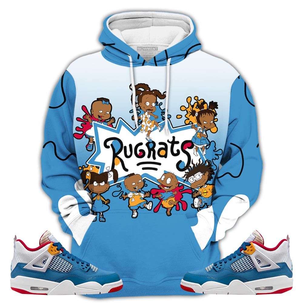 Dope Funny Cartoon 90S Sneaker Shirt Match Retro Messy Room 4S, Jordan 4 Gs Messy Room Hoodie Sweatshirt Tee All Over Print MKO Shirt