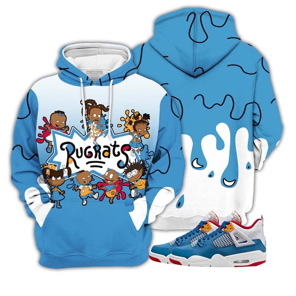 Dope Funny Cartoon 90S Sneaker Shirt Match Retro Messy Room 4S, Jordan 4 Gs Messy Room Hoodie Sweatshirt Tee All Over Print MKO Shirt