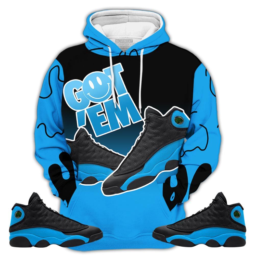 Dope Got Em Shoes Smile Sneaker Shirt Match Black University Blue 13S, Jordan 13 Black University Blue 2022 Hoodie Sweatshirt Tee All Over Print MKO Shirt Dope Got Em Shoes Smile Sneaker Shirt Match Black University Blue 13S, Jordan 13 Black University Blue 2022 Hoodie Sweatshirt Tee All Over Print MKO Shirt