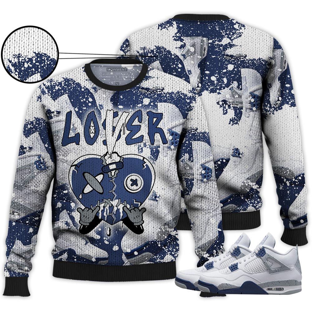 Dope Loser Lover Heart Dripping Sneaker Shirt Match Midnight Navy 4S, Jordan 4 Retro Midnight Navy Hoodie Sweatshirt Tee All Over Print MKO Shirt Dope Loser Lover Heart Dripping Sneaker Shirt Match Midnight Navy 4S, Jordan 4 Retro Midnight Navy Hoodie Sweatshirt Tee All Over Print MKO Shirt