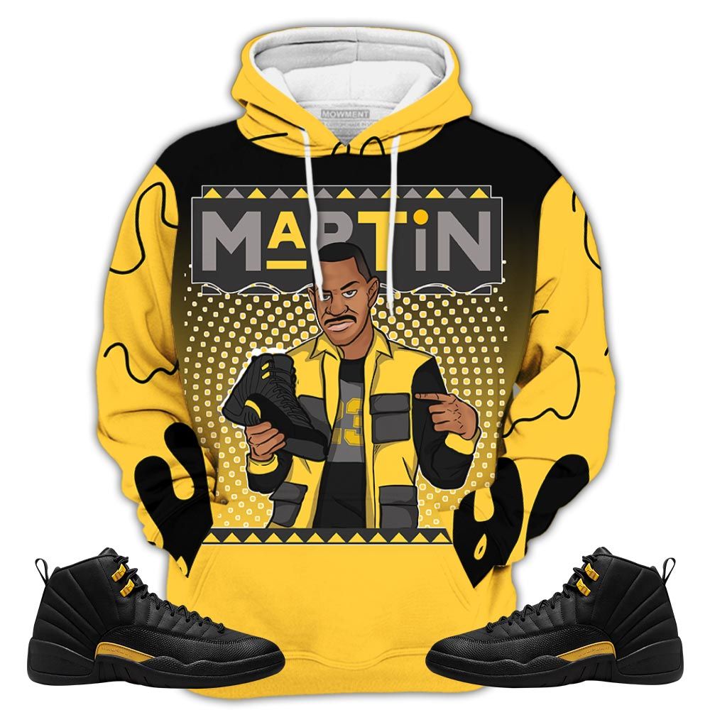 Dope Martin Sneaker Sneaker Shirt Match Black Taxi 12S, Jordan 12 Retro Black Taxi Hoodie Sweatshirt Tee All Over Print MKO Shirt
