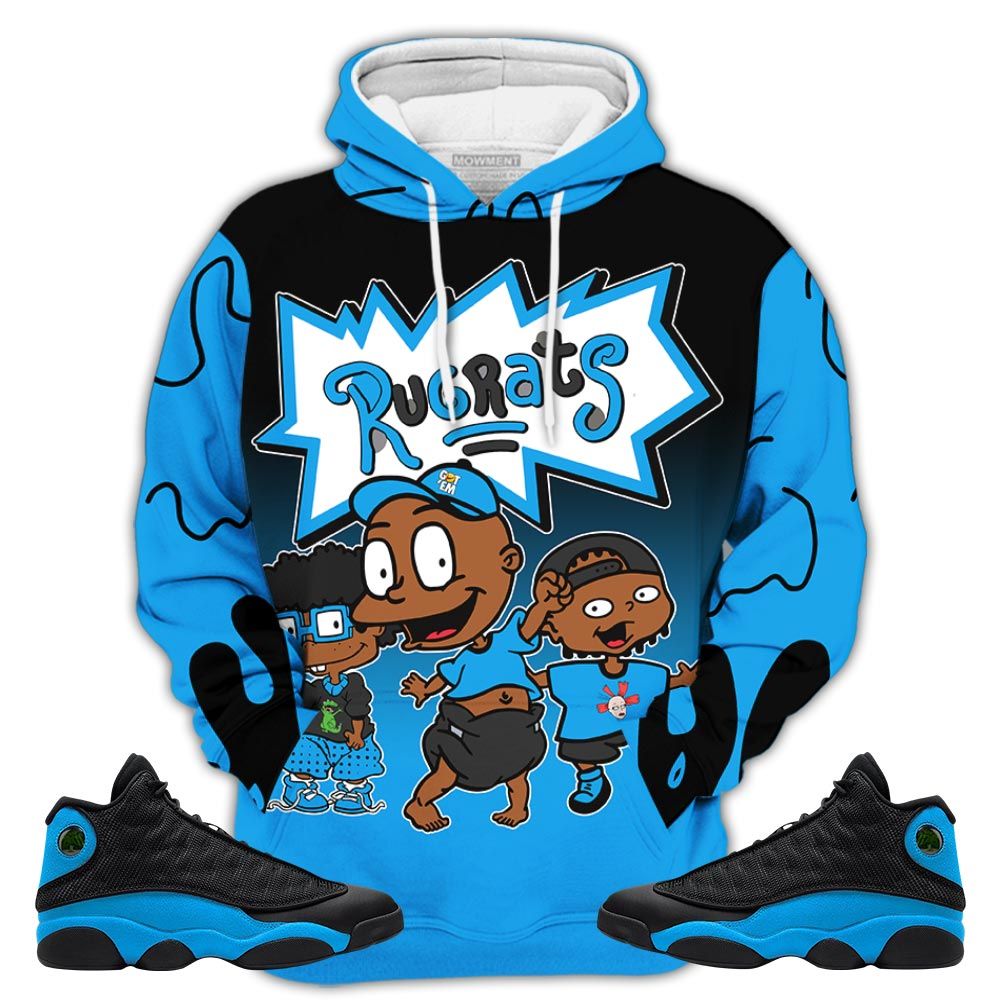Dope Melanin Rugrats Kid Sneaker Shirt Match Black University Blue 13S, Jordan 13 Black University Blue 2022 Hoodie Sweatshirt Tee All Over Print MKO Shirt Dope Melanin Rugrats Kid Sneaker Shirt Match Black University Blue 13S, Jordan 13 Black University Blue 2022 Hoodie Sweatshirt Tee All Over Print MKO Shirt