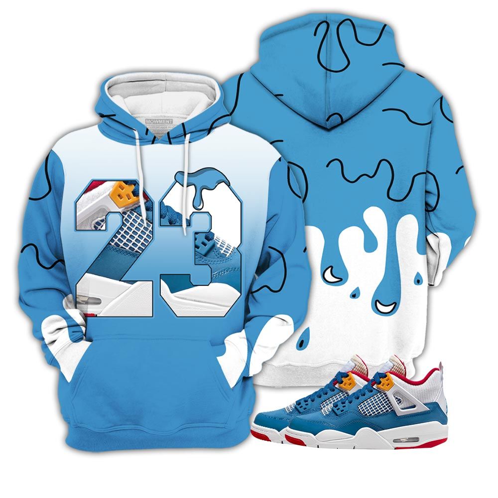 Dope Number 23 Drip Sneaker Shirt Match Retro Messy Room 4S, Jordan 4 Gs Messy Room Hoodie Sweatshirt Tee All Over Print MKO Shirt