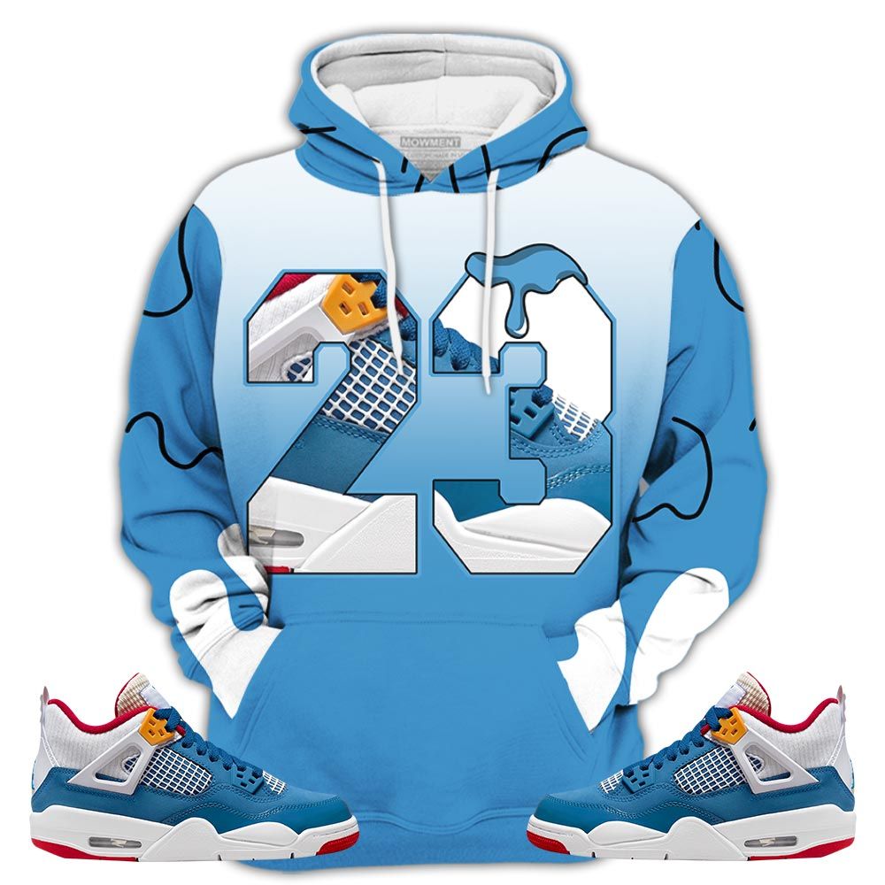 Dope Number 23 Drip Sneaker Shirt Match Retro Messy Room 4S, Jordan 4 Gs Messy Room Hoodie Sweatshirt Tee All Over Print MKO Shirt