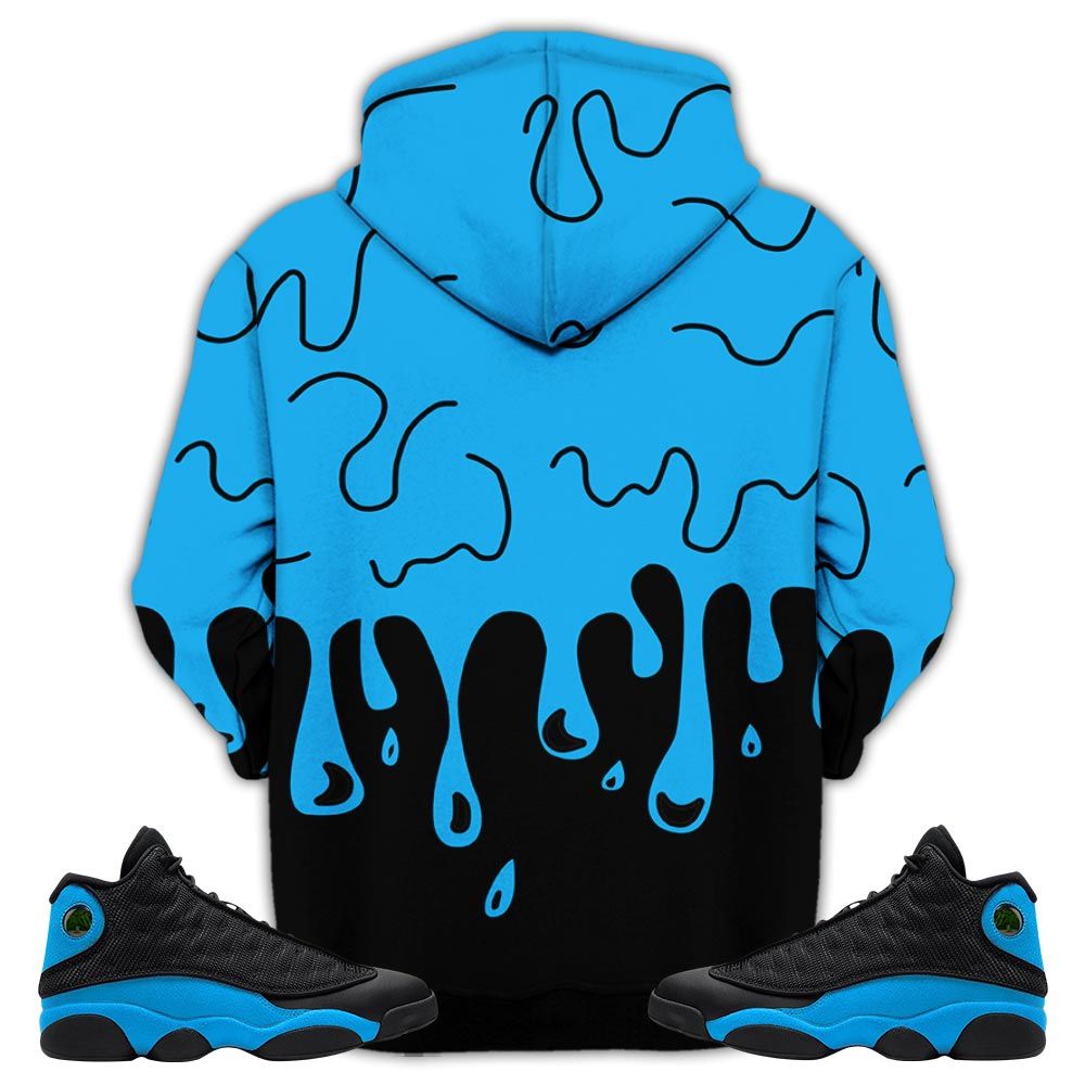 Dope Number 23 Goat Shoes Sneaker Shirt Match Black University Blue 13S, Jordan 13 Black University Blue 2022 Hoodie Sweatshirt Tee All Over Print MKO Shirt