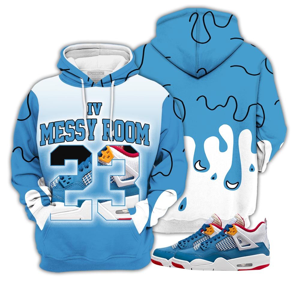 Dope Number 23 Goat Shoes Sneaker Shirt Match Retro Messy Room 4S, Jordan 4 Gs Messy Room Hoodie Sweatshirt Tee All Over Print MKO Shirt