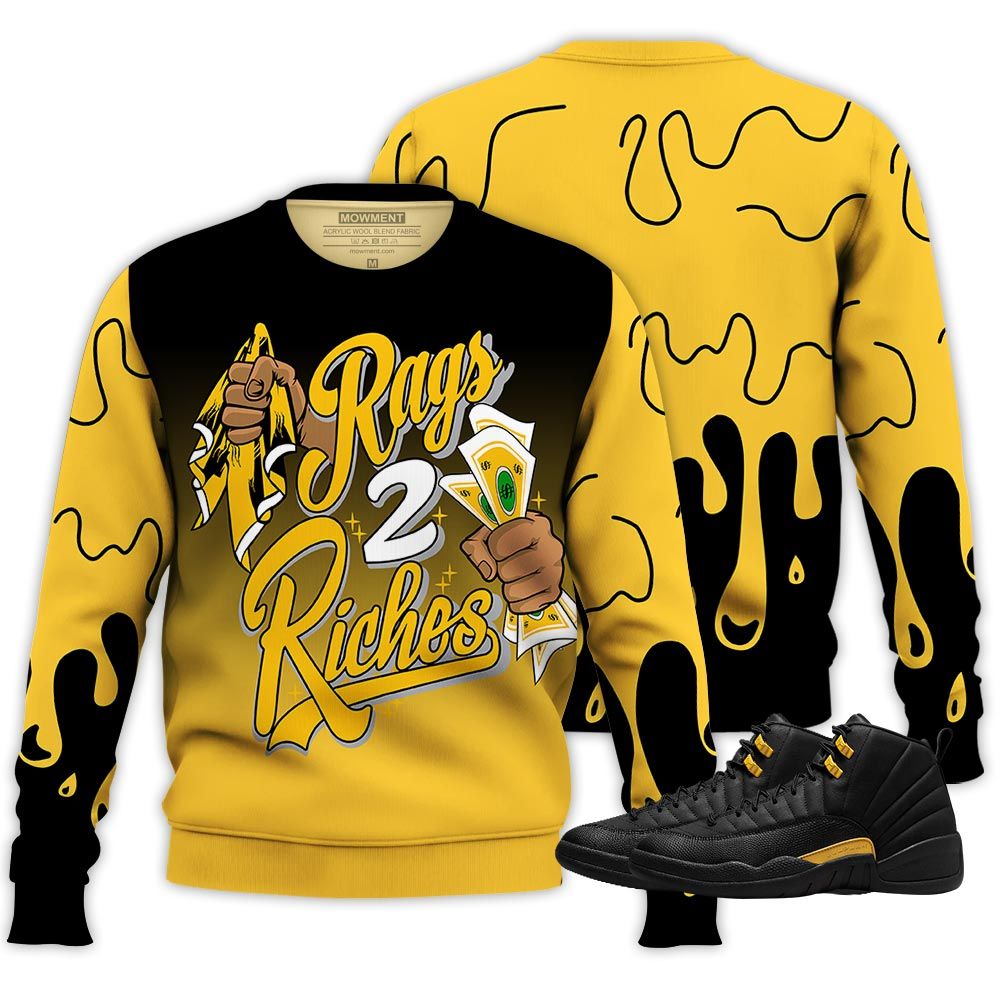 Dope Rag 2 Riches Number 12 Sneaker Shirt Match Black Taxi 12S, Jordan 12 Retro Black Taxi Hoodie Sweatshirt Tee All Over Print MKO Shirt Dope Rag 2 Riches Number 12 Sneaker Shirt Match Black Taxi 12S, Jordan 12 Retro Black Taxi Hoodie Sweatshirt Tee All Over Print MKO Shirt