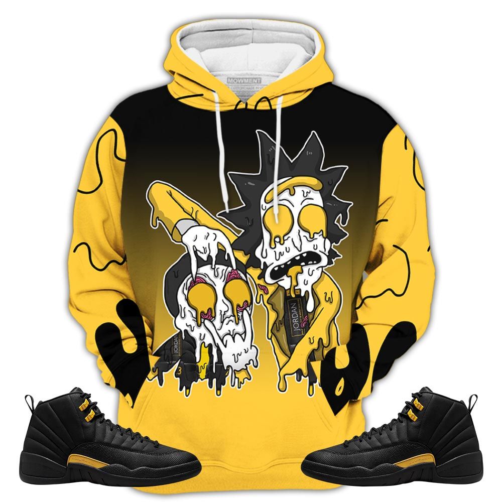 Dope Rick And Drip Sneaker Shirt Match Black Taxi 12S, Jordan 12 Retro Black Taxi Hoodie Sweatshirt Tee All Over Print MKO Shirt Dope Rick And Drip Sneaker Shirt Match Black Taxi 12S, Jordan 12 Retro Black Taxi Hoodie Sweatshirt Tee All Over Print MKO Shirt