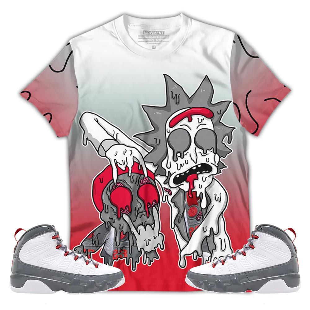 Dope Rick And Drip Sneaker Shirt Match Fire Red 9S, Jordan 9 Retro Fire Red Hoodie Sweatshirt Tee All Over Print MKO Shirt Dope Rick And Drip Sneaker Shirt Match Fire Red 9S, Jordan 9 Retro Fire Red Hoodie Sweatshirt Tee All Over Print MKO Shirt