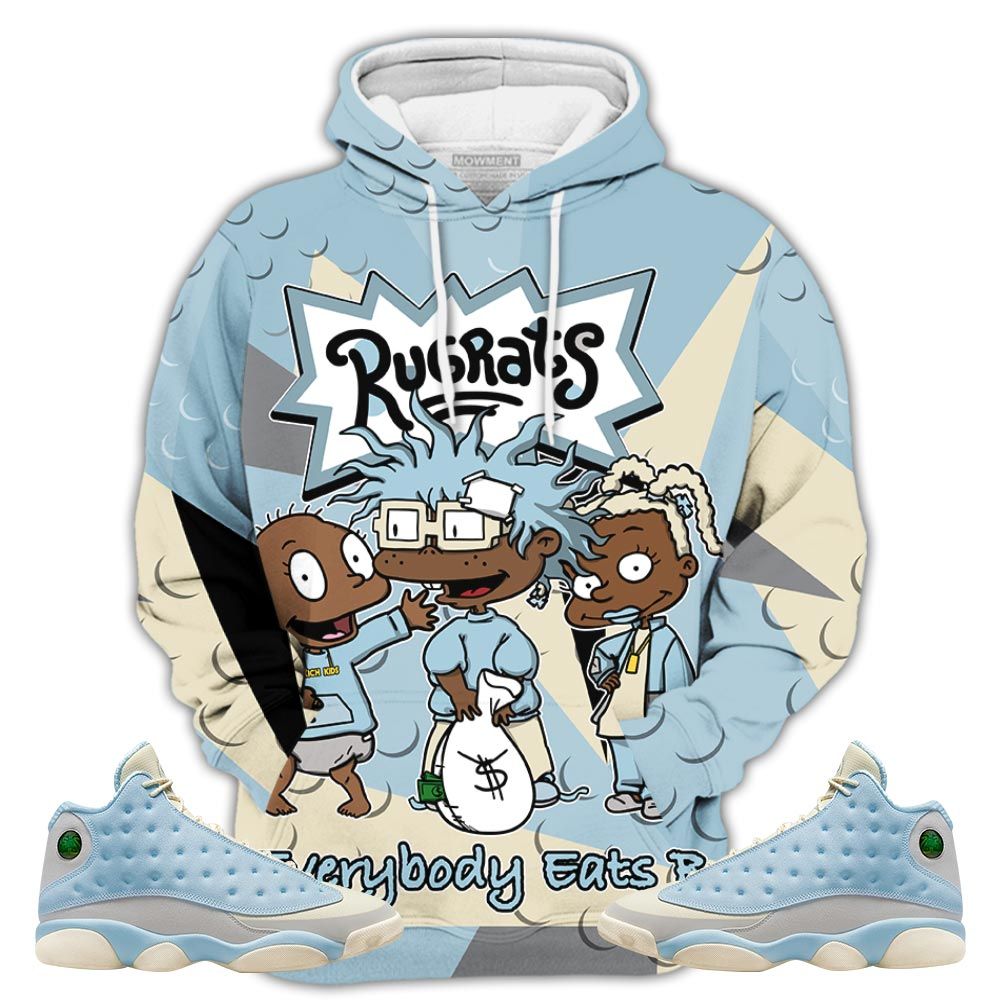 Dope Rugrats Everybody Eats B Sneaker Shirt Match Solefly 13S, Jordan 13 Retro Solefly Hoodie Sweatshirt Tee All Over Print MKO Shirt