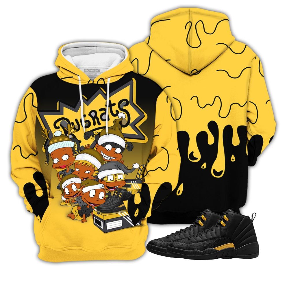 Dope Rugrats Kids Xmas Sneaker Shirt Match Black Taxi 12S, Jordan 12 Retro Black Taxi Hoodie Sweatshirt Tee All Over Print MKO Shirt Dope Rugrats Kids Xmas Sneaker Shirt Match Black Taxi 12S, Jordan 12 Retro Black Taxi Hoodie Sweatshirt Tee All Over Print MKO Shirt