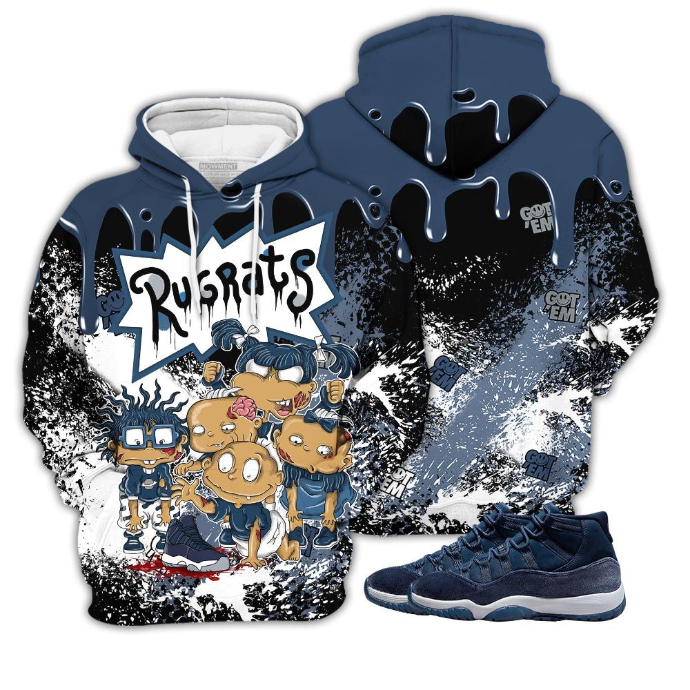 Dope Rugrats Zombie Sneaker Shirt Match Midnight Navy 11S, Jordan 11 Retro Midnight Navy Hoodie Sweatshirt Tee All Over Print MKO Shirt Dope Rugrats Zombie Sneaker Shirt Match Midnight Navy 11S, Jordan 11 Retro Midnight Navy Hoodie Sweatshirt Tee All Over Print MKO Shirt