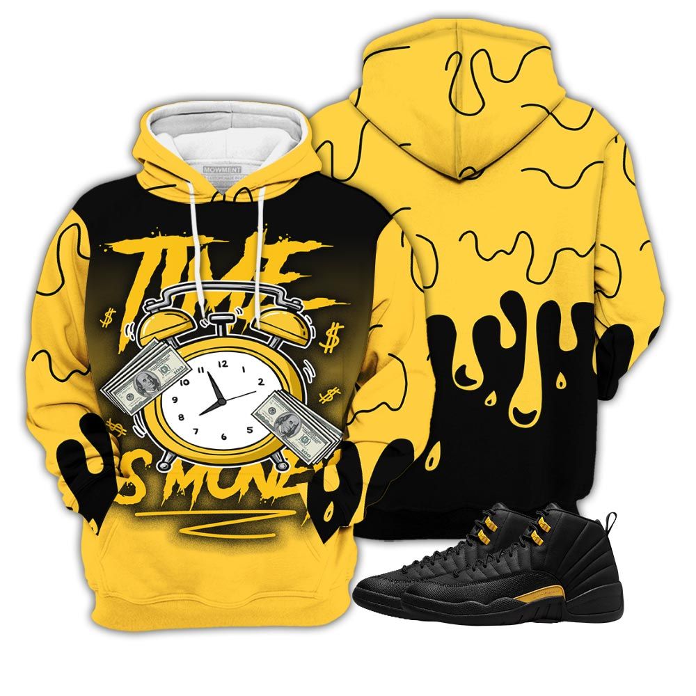 Dope Time Is Money Drip Sneaker Shirt Match Black Taxi 12S, Jordan 12 Retro Black Taxi Hoodie Sweatshirt Tee All Over Print MKO Shirt Dope Time Is Money Drip Sneaker Shirt Match Black Taxi 12S, Jordan 12 Retro Black Taxi Hoodie Sweatshirt Tee All Over Print MKO Shirt