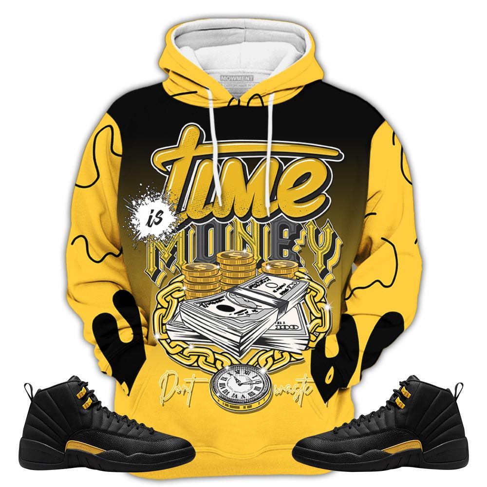 Dope Time Is Money Sneaker Shirt Match Black Taxi 12S, Jordan 12 Retro Black Taxi Hoodie Sweatshirt Tee All Over Print MKO Shirt Dope Time Is Money Sneaker Shirt Match Black Taxi 12S, Jordan 12 Retro Black Taxi Hoodie Sweatshirt Tee All Over Print MKO Shirt