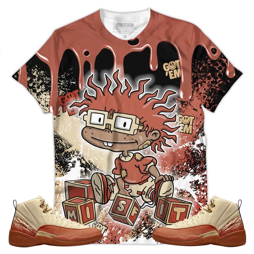Drip Cartoon 90S Misfit Sneaker Shirt Match Eastside Golf 12S, Jordan 12 Retro Eastside Golf Hoodie Sweatshirt Tee All Over Print MKO Shirt