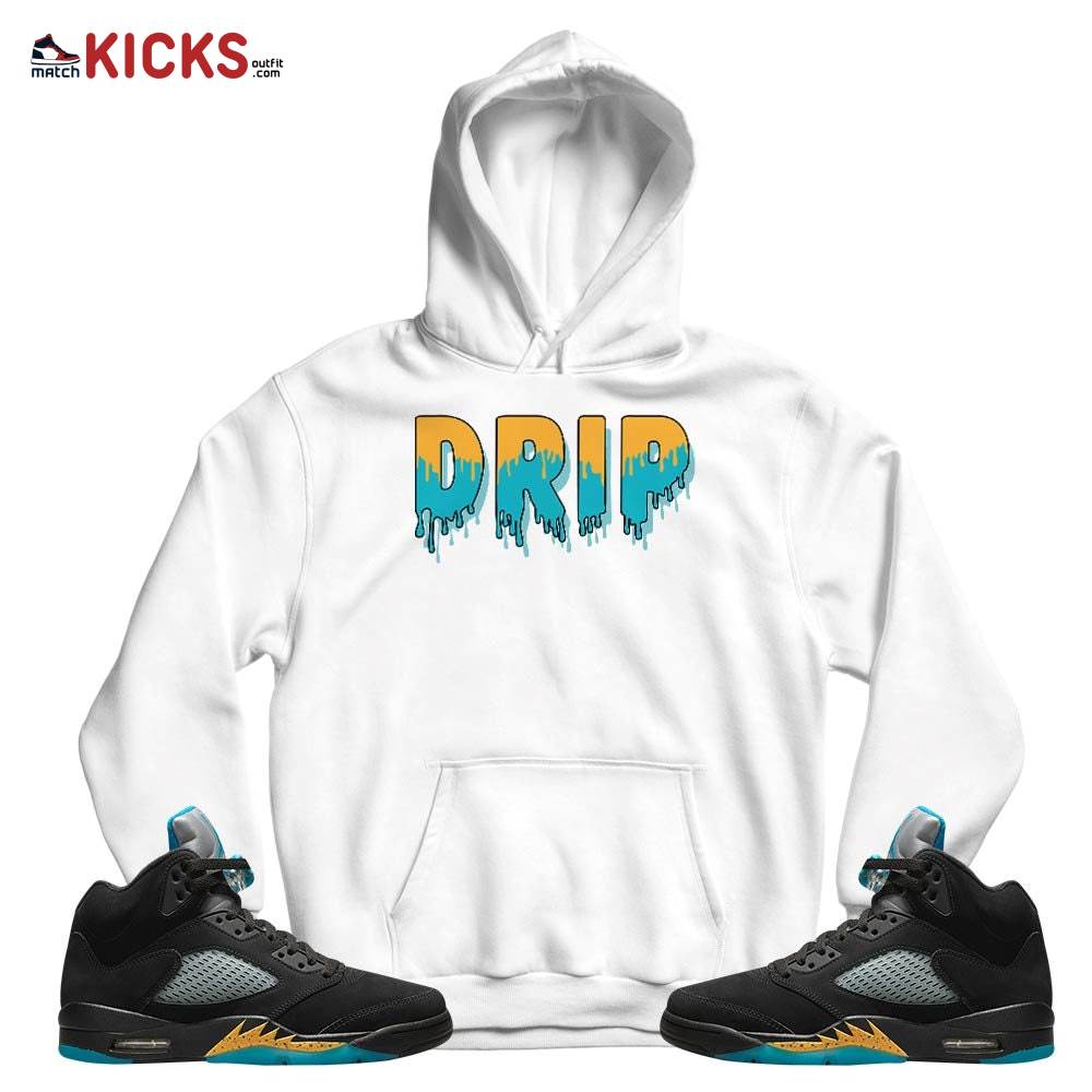 Drip Dripping Sneaker Shirt Match 2023 Retro Aqua 5s, Jordan 5 Aqua MKO T-Shirt Drip Dripping Sneaker Shirt Match 2023 Retro Aqua 5s, Jordan 5 Aqua MKO T-Shirt