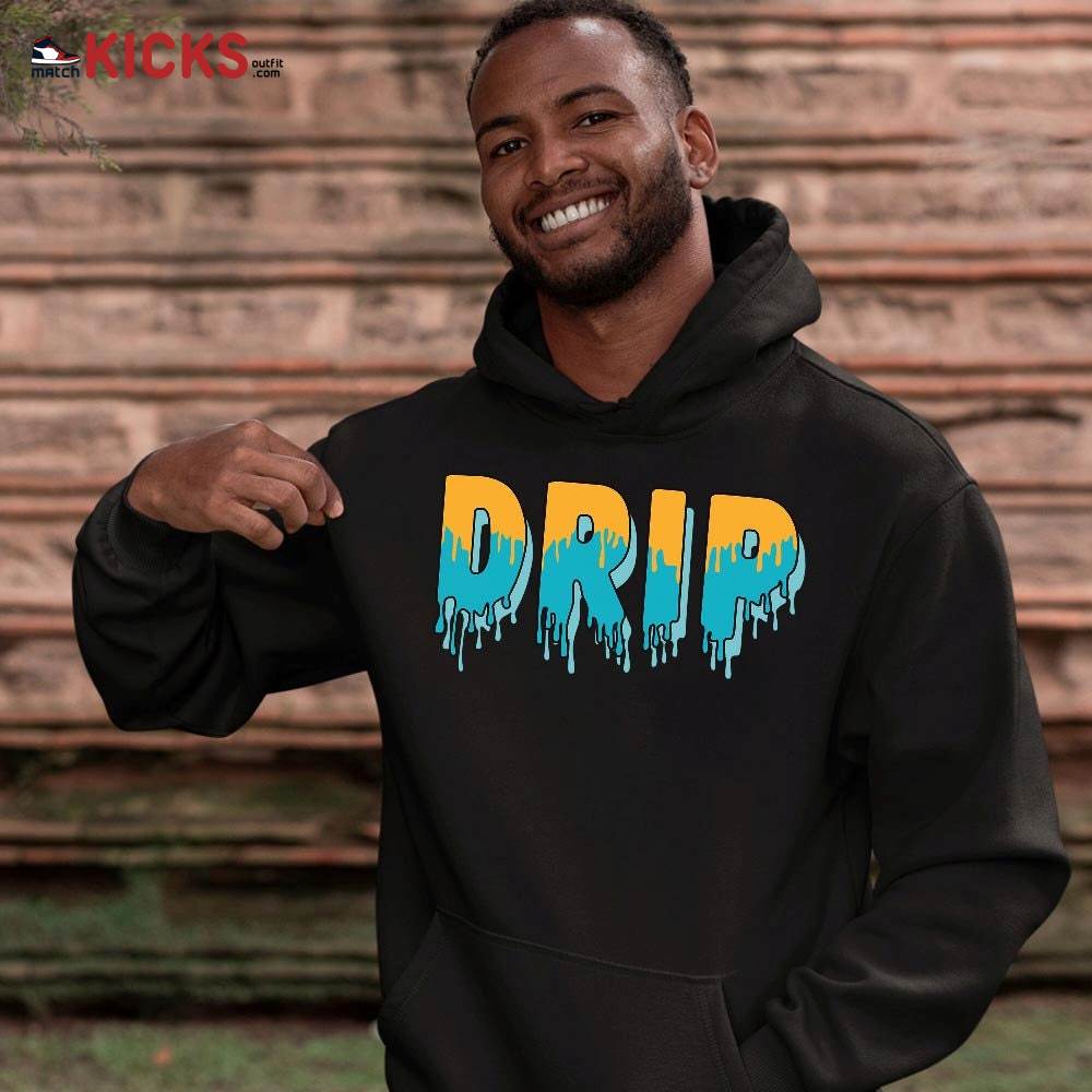Drip Dripping Sneaker Shirt Match 2023 Retro Aqua 5s, Jordan 5 Aqua MKO T-Shirt Drip Dripping Sneaker Shirt Match 2023 Retro Aqua 5s, Jordan 5 Aqua MKO T-Shirt