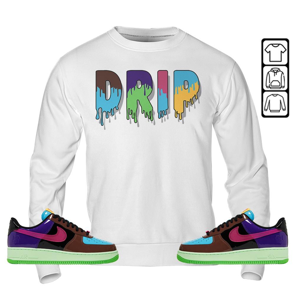 Drip Dripping Sneaker Shirt Match AF 1 Low SP Pink Prime, Air Force 1 Undefeated Pink Prime MKO T-Shirt Drip Dripping Sneaker Shirt Match AF 1 Low SP Pink Prime, Air Force 1 Undefeated Pink Prime MKO T-Shirt