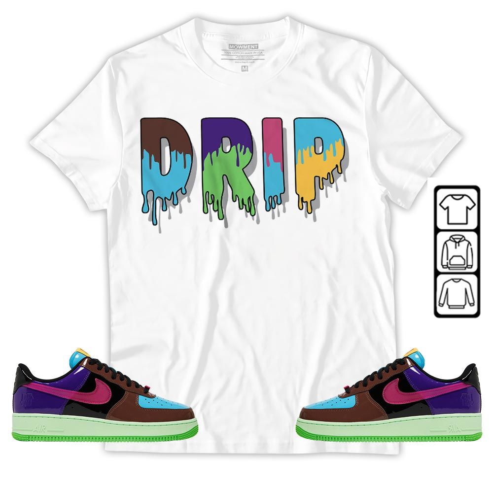 Drip Dripping Sneaker Shirt Match AF 1 Low SP Pink Prime, Air Force 1 Undefeated Pink Prime MKO T-Shirt Drip Dripping Sneaker Shirt Match AF 1 Low SP Pink Prime, Air Force 1 Undefeated Pink Prime MKO T-Shirt