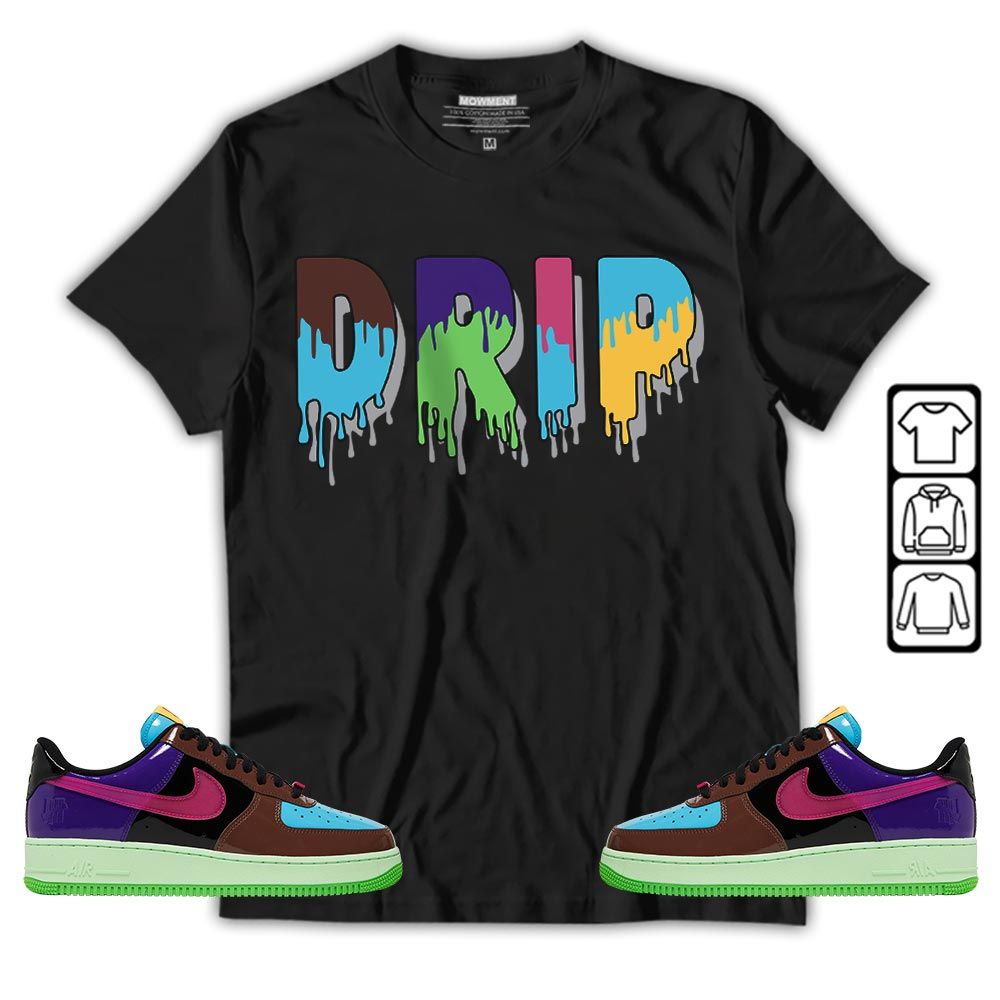 Drip Dripping Sneaker Shirt Match AF 1 Low SP Pink Prime, Air Force 1 Undefeated Pink Prime MKO T-Shirt Drip Dripping Sneaker Shirt Match AF 1 Low SP Pink Prime, Air Force 1 Undefeated Pink Prime MKO T-Shirt