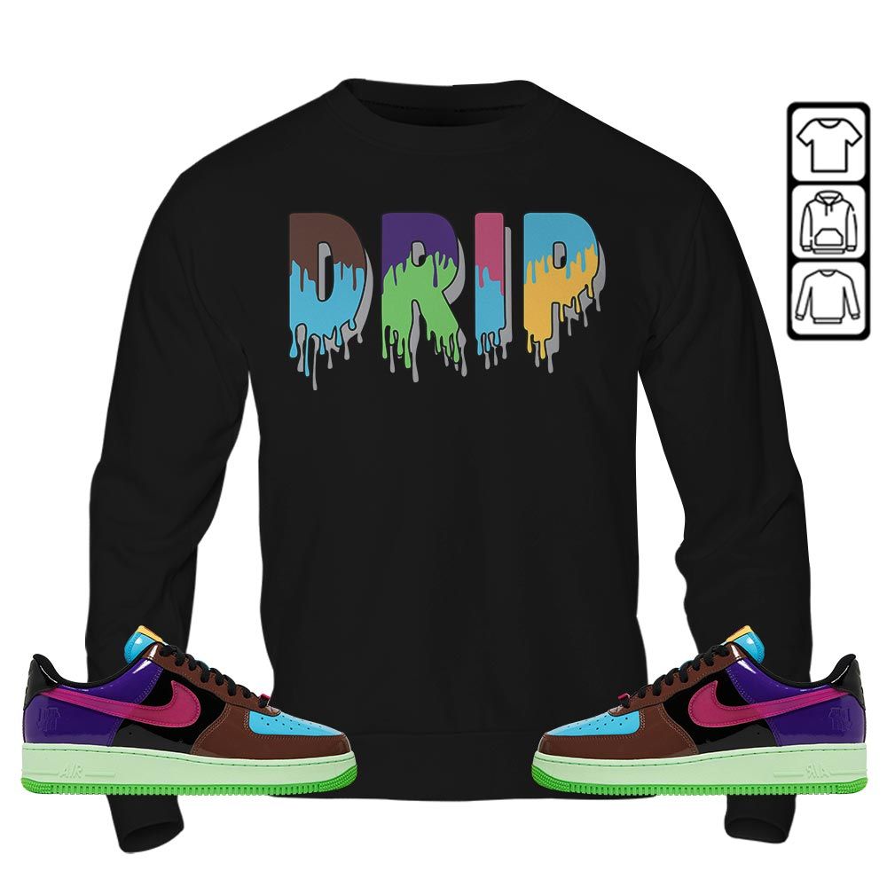 Drip Dripping Sneaker Shirt Match AF 1 Low SP Pink Prime, Air Force 1 Undefeated Pink Prime MKO T-Shirt Drip Dripping Sneaker Shirt Match AF 1 Low SP Pink Prime, Air Force 1 Undefeated Pink Prime MKO T-Shirt