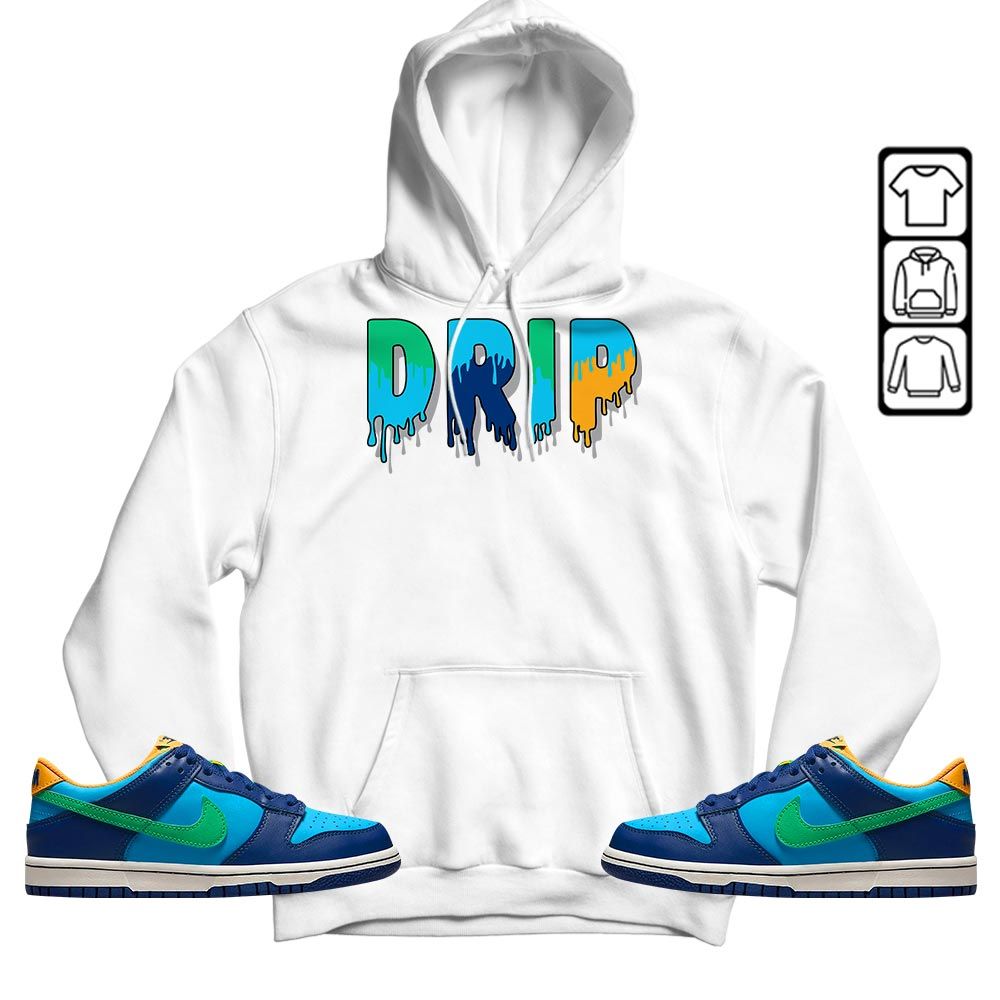 Drip Dripping Sneaker Shirt Match Dunk Low GS Kyrie, Dunk Low GS Electric Algae MKO T-Shirt