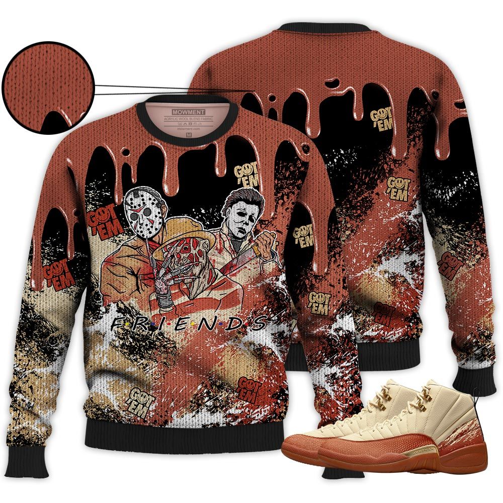 Drip Happy Halloween Friends Kills Movie Sneaker Shirt Match Eastside Golf 12S, Jordan 12 Retro Eastside Golf Hoodie Sweatshirt Tee All Over Print MKO Shirt Drip Happy Halloween Friends Kills Movie Sneaker Shirt Match Eastside Golf 12S, Jordan 12 Retro Eastside Golf Hoodie Sweatshirt Tee All Over Print MKO Shirt