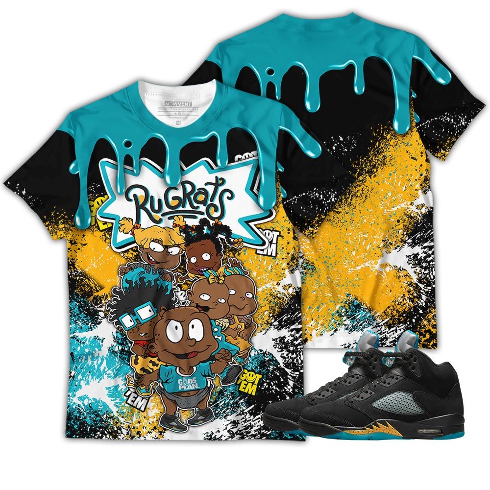 Drip Knock Knock Rugrats Sneaker Shirt Match 2023 Retro Aqua 5S, Jordan 5 Aqua Hoodie Sweatshirt Tee All Over Print MKO Shirt Drip Knock Knock Rugrats Sneaker Shirt Match 2023 Retro Aqua 5S, Jordan 5 Aqua Hoodie Sweatshirt Tee All Over Print MKO Shirt
