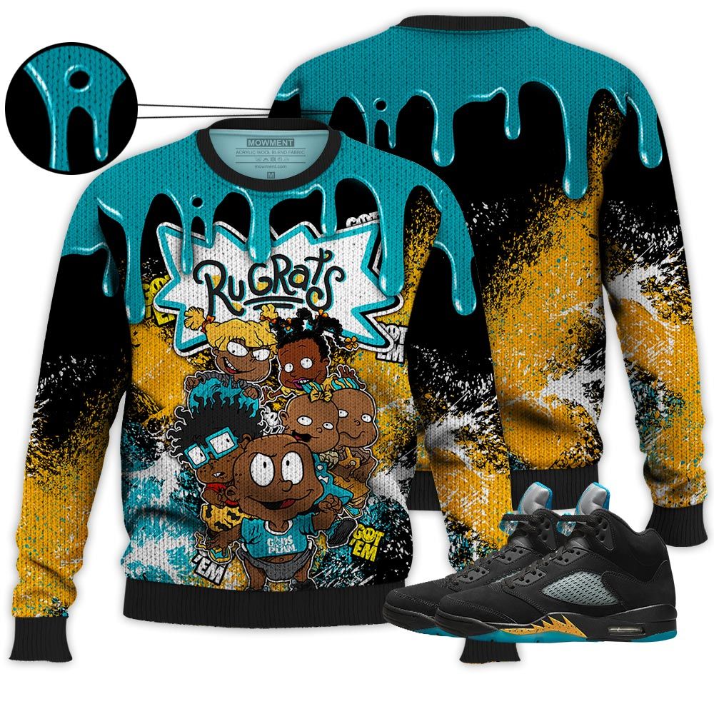 Drip Knock Knock Rugrats Sneaker Shirt Match 2023 Retro Aqua 5S, Jordan 5 Aqua Hoodie Sweatshirt Tee All Over Print MKO Shirt Drip Knock Knock Rugrats Sneaker Shirt Match 2023 Retro Aqua 5S, Jordan 5 Aqua Hoodie Sweatshirt Tee All Over Print MKO Shirt